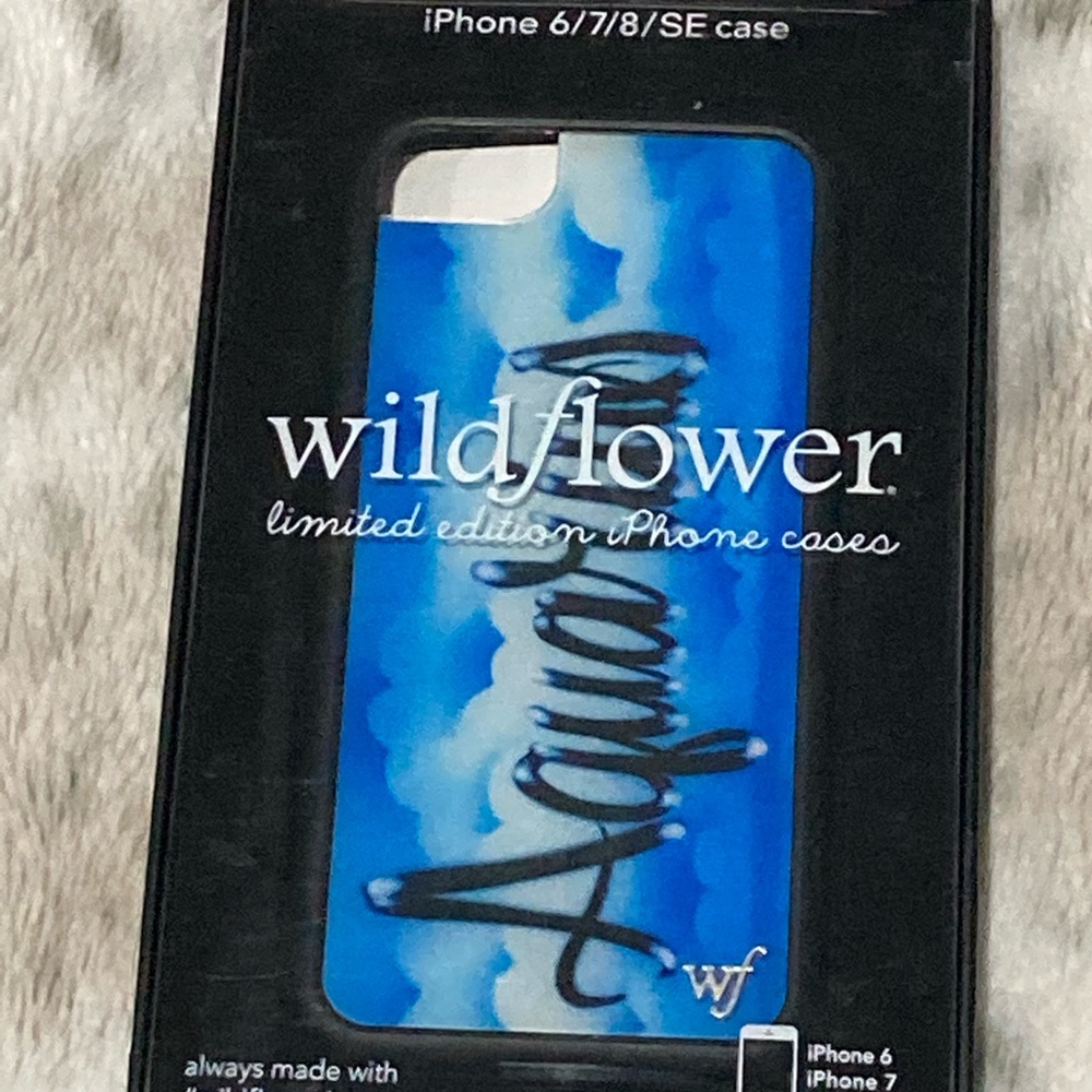 Aquarius wildflower iPhone 6s/7/8/se2020 case